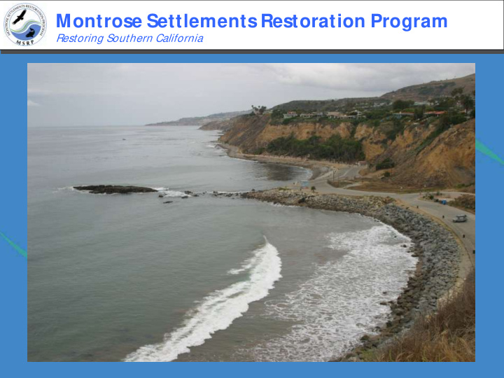 montrose settlements restoration program