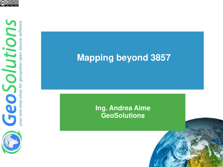 mapping beyond 3857
