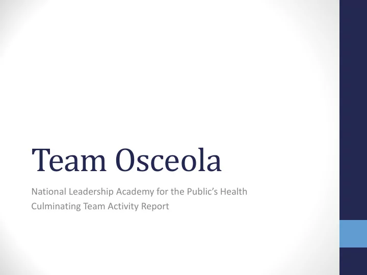 team osceola