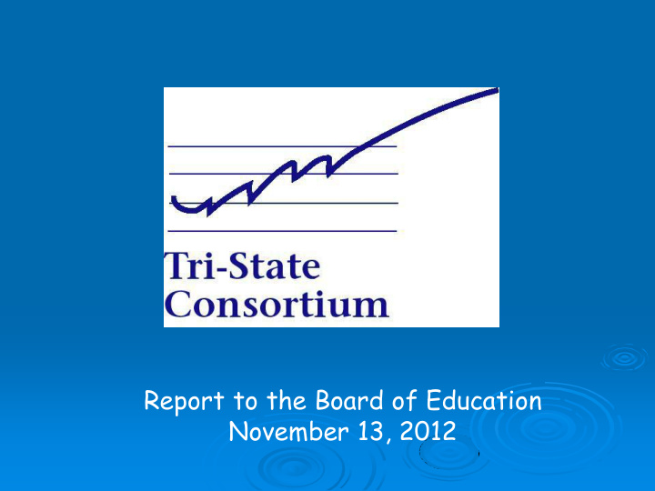 report to the board of education