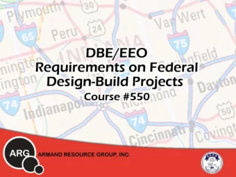 Best Practices and lessons learned about the Design  Build process  2  3  Includes the