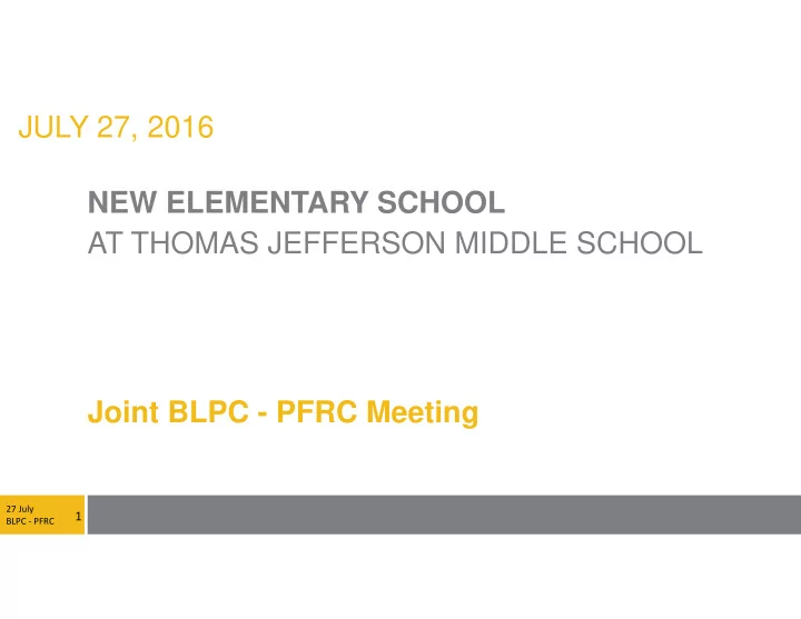 july 27 2016 new elementary school at thomas jefferson