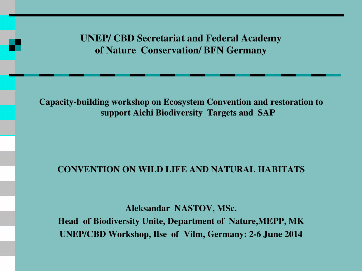 conservation of nature habitats protected areas strict