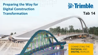 Tab 14  Transformation  1  Serving 5 of the worlds largest industries  Transforming the way they