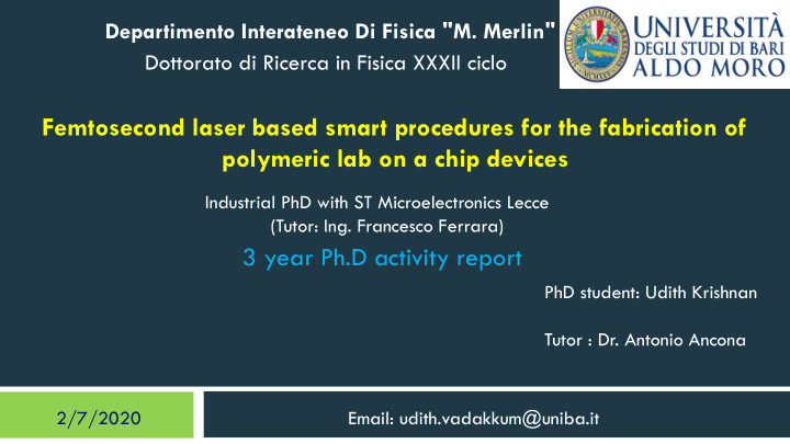 polymeric lab on a chip devices