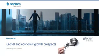 Global and economic growth prospects  www.stephenarcher.eu  Agenda   Forecasting : For you and