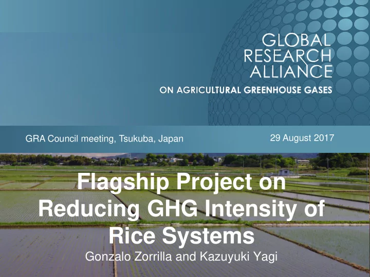 flagship project on
