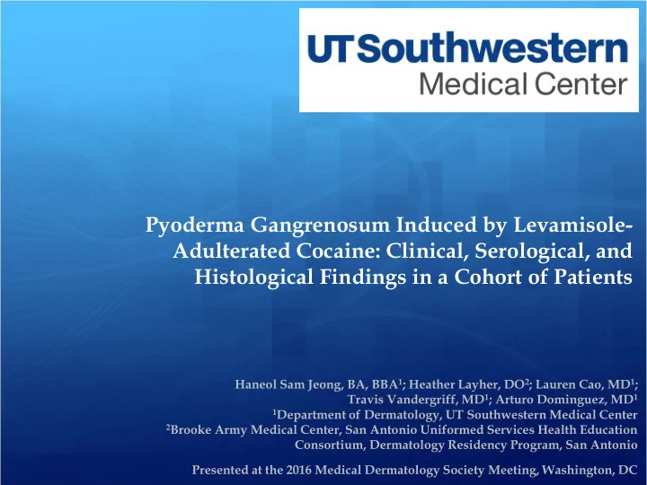 histological findings in a cohort of patients