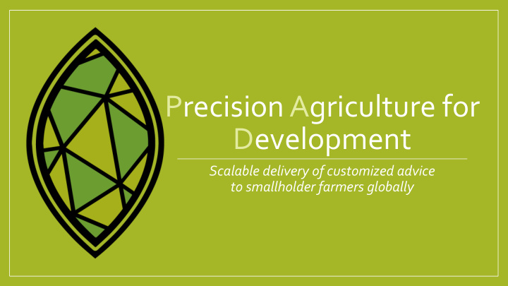 precision agriculture for