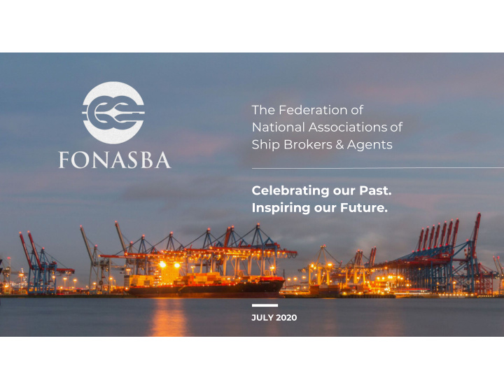 the federation of national associations of ship brokers