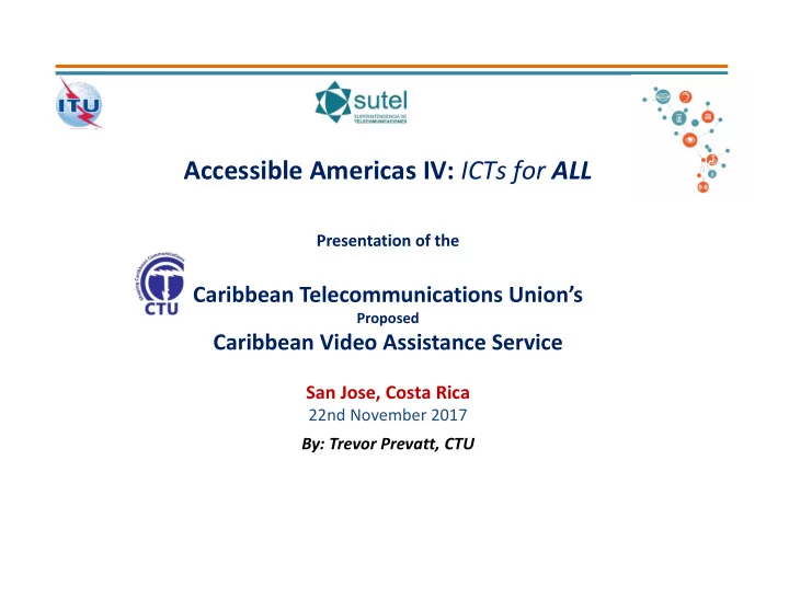 accessible americas iv icts for all