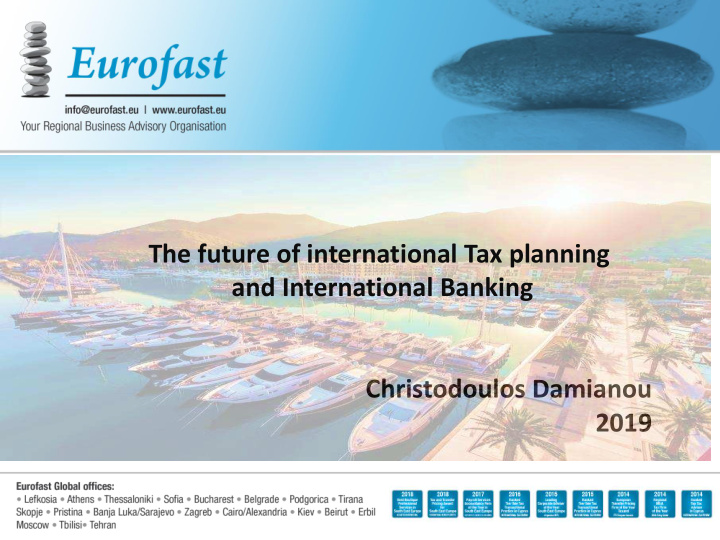 the future of international tax planning and