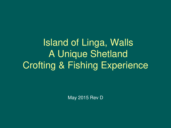 island of linga walls