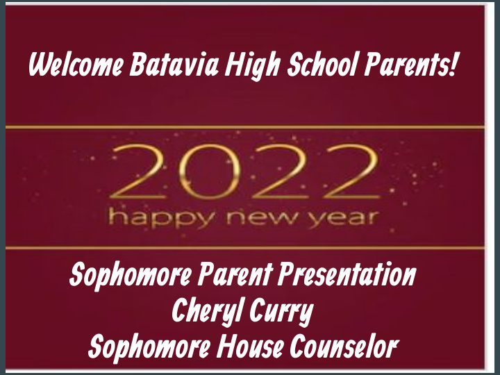 welcome batavia high school parents sophomore parent