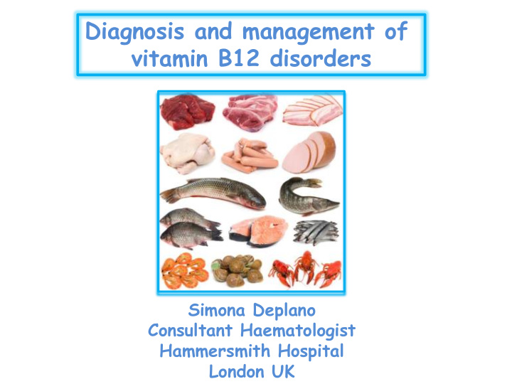 diagnosis and management of