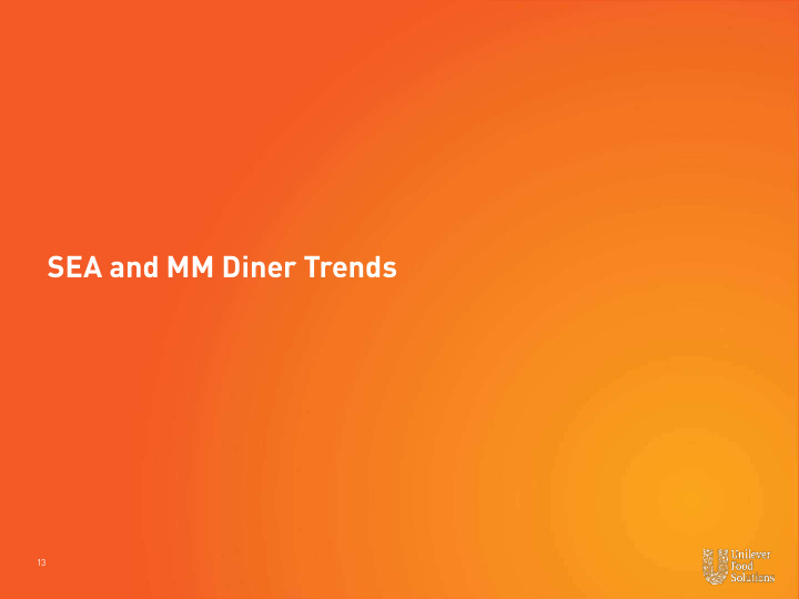 sea and mm diner trends
