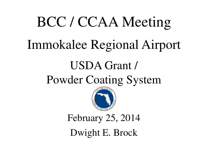 bcc ccaa meeting