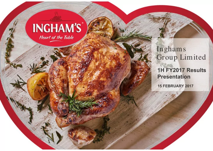 inghams group limited