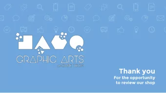 Thank you  For the opportunity  to review our shop  CAPE TECH  GRAPHIC ARTS  our curriculum and