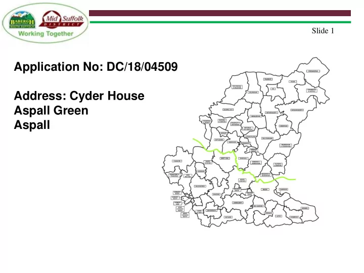 address cyder house aspall green aspall slide 2 site