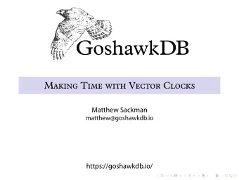 M  T   V  C   Matthew Sackman