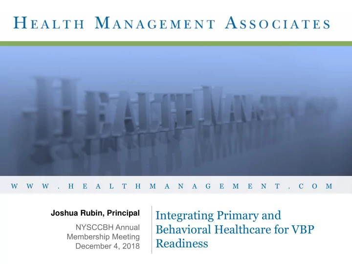 integrating primary and
