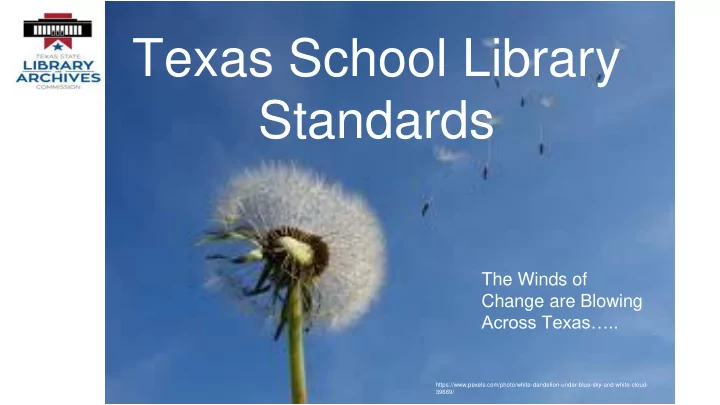 texas school library standards