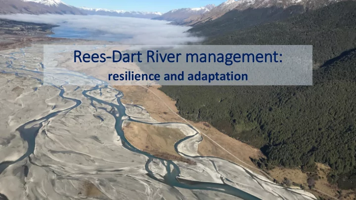 rees dart riv iver management