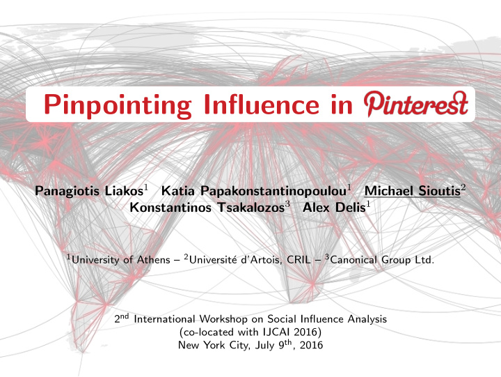 pinpointing influence in