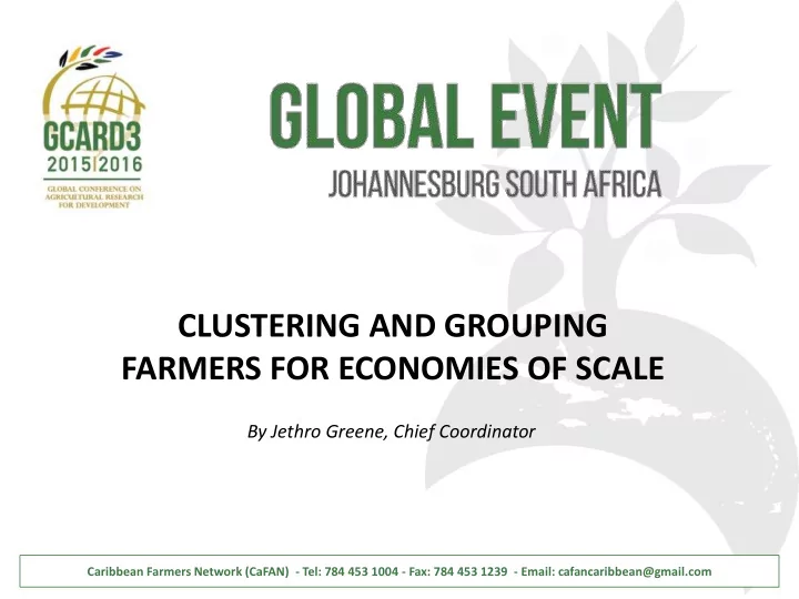 farmers for economies of scale