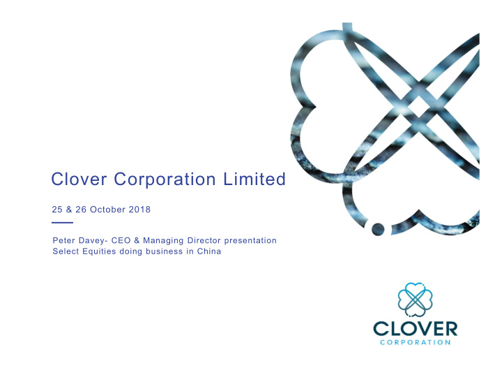 clover corporation limited