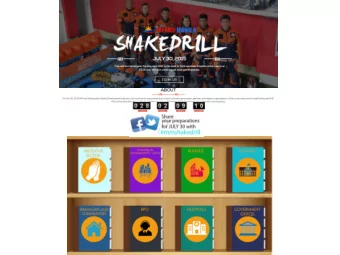 SHAK  SHAKE  E DRI  DRILL 201  LL 2015  30 July 2015 (THURSDAY)  - 10:30 AM Day Time Drill