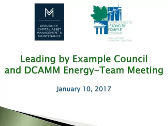 Co  Contr  trac  acts  ts Updat  dates  es  Commo  mmonweal  nwealth  th Buildi  ding  ng Energy