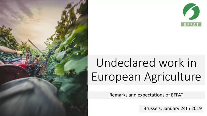 european agriculture