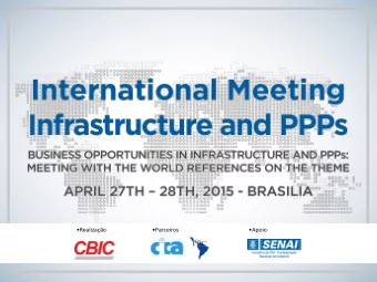 Realizao  Parceiros  Apoio  Contedo RedePPP  Priscila Romano Pinheiro