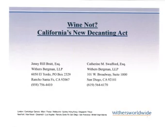 withersworldwide  LondonlCambridgelGenevalMilanlPadualMelbournelSydneylHongKonglsingaporelTokyo