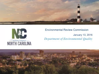 Department of Environmental Quality  Report on the Status of Assessment, Corrective  Action,