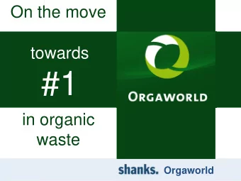 #1  in organic  waste  Orgaworld  1  What is Anaerobic Digestion?  ORGAWORL  D  Video
