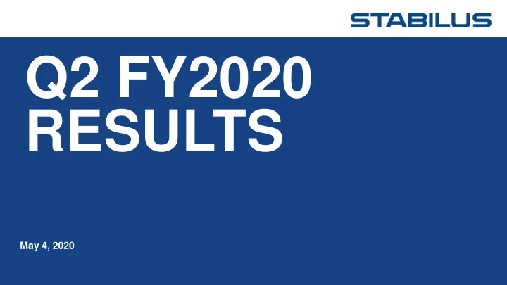 q2 fy2020