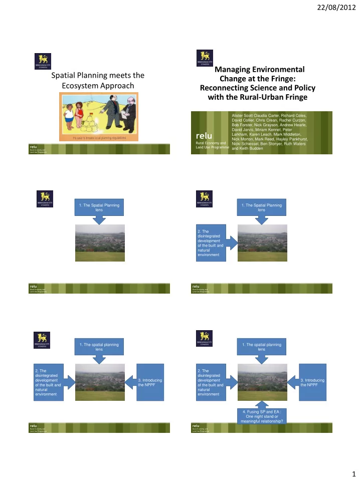 managing environmental