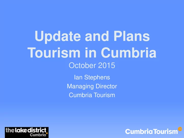update and plans
