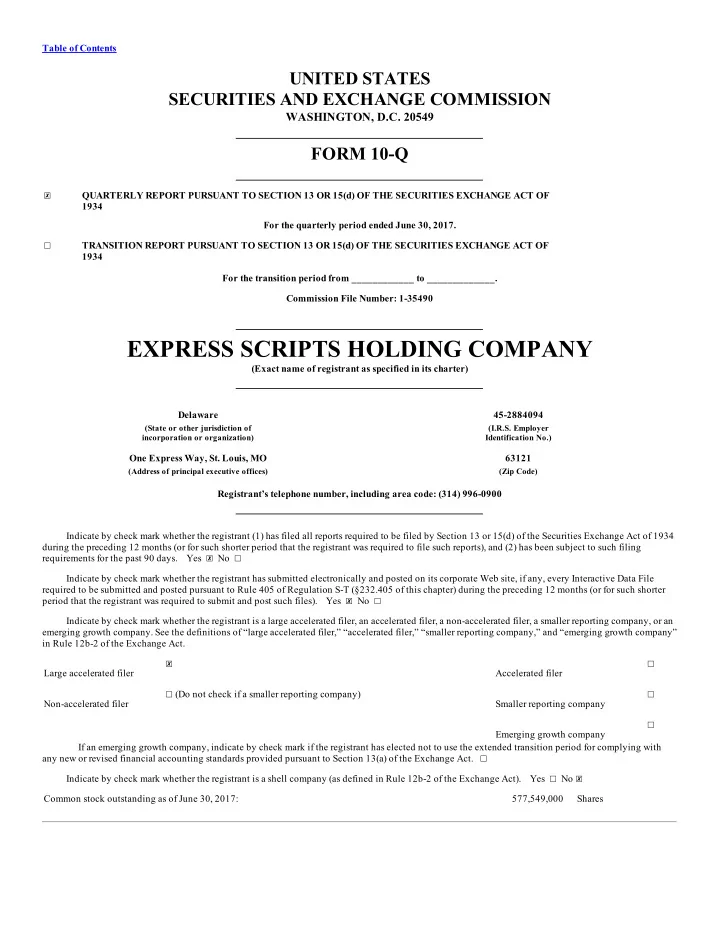 express scripts holding company