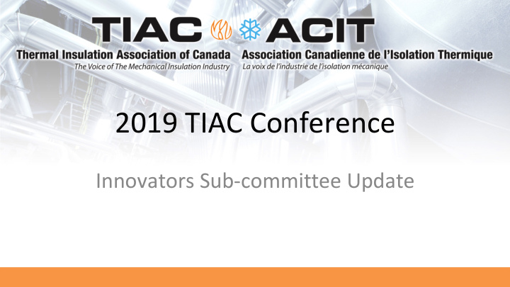 2019 tiac conference