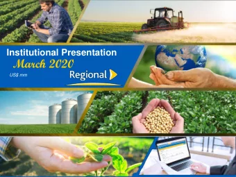 March 2020  US$ mm  Permanent Innovation to become the bank of  choice of the successful people,