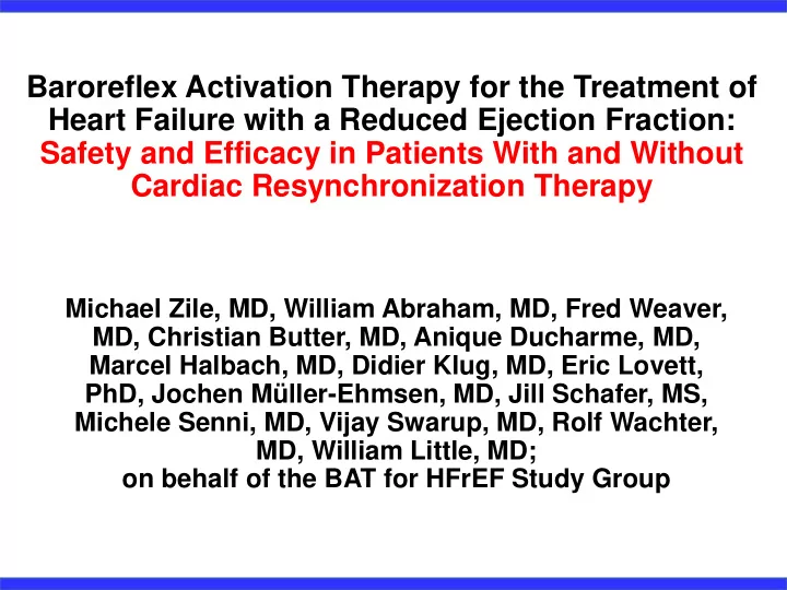safety and efficacy in patients with and without