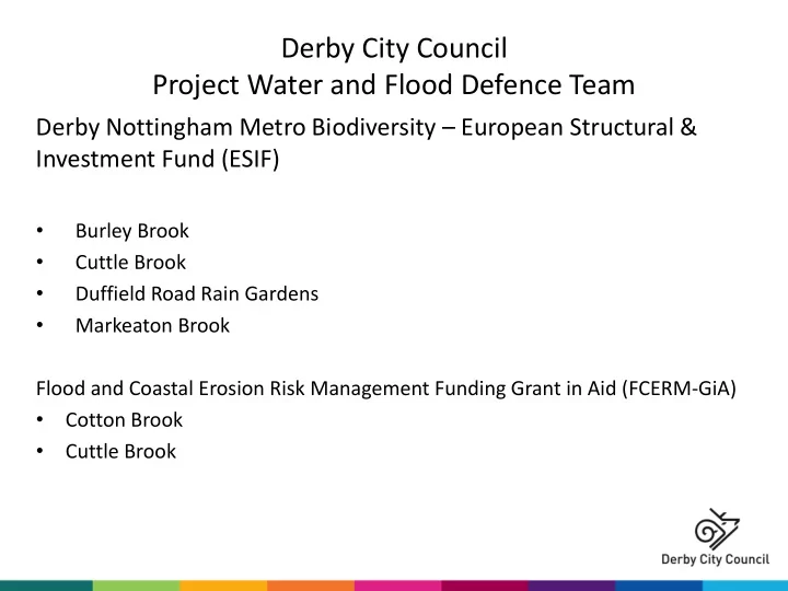 derby city council