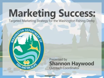 EMAIL ACQUISITION  STRATEGIES  1  EMAIL ACQUISITION CHALLENGE PROBLEM: TPWD has a small % of