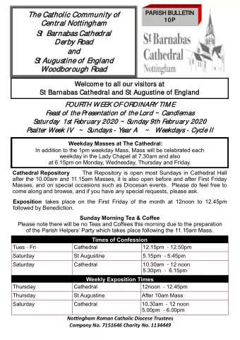 Centra  Central Nottin  l Nottingham  gham  S  S  t  t  Ba  Barna  nabas C  bas Cathedr  athedral