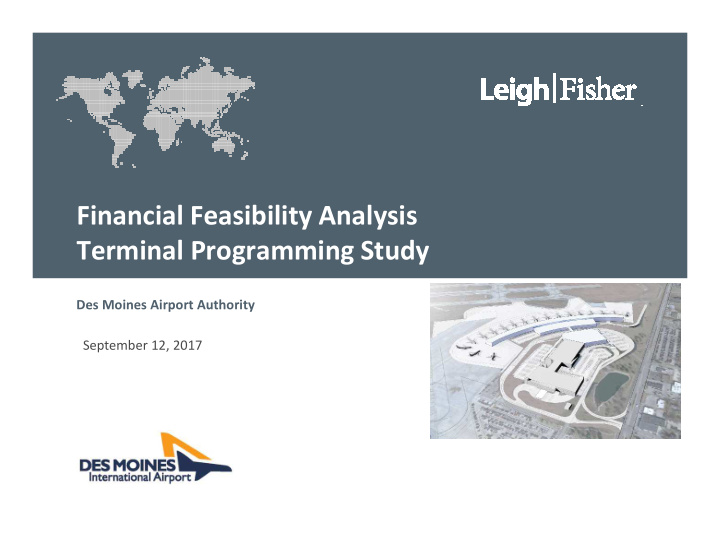 financial feasibility analysis terminal programming study