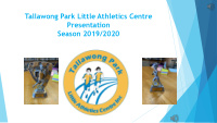 tallawong park little athletics centre presentation